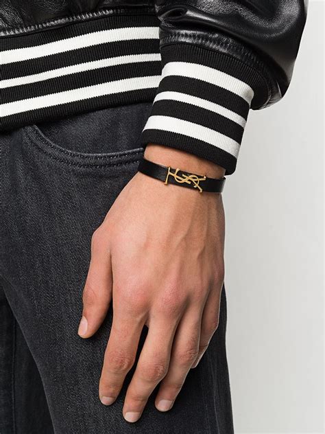 ysl bracelet men|farfetch saint laurent bracelet.